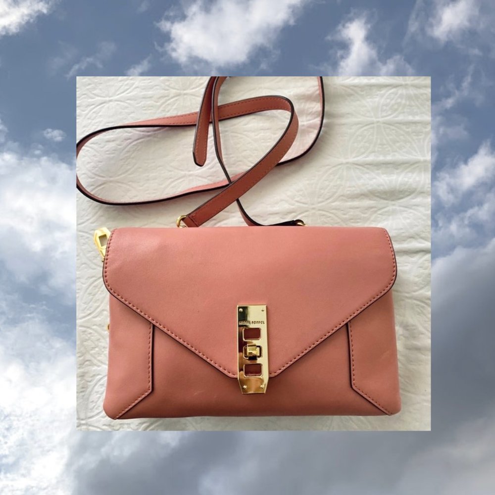 Henri Bendel Envelope Locking Shoulder Handbag